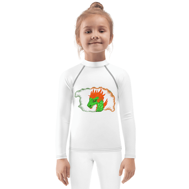 Dragon Blaze Kids Rash Guard product image (1)