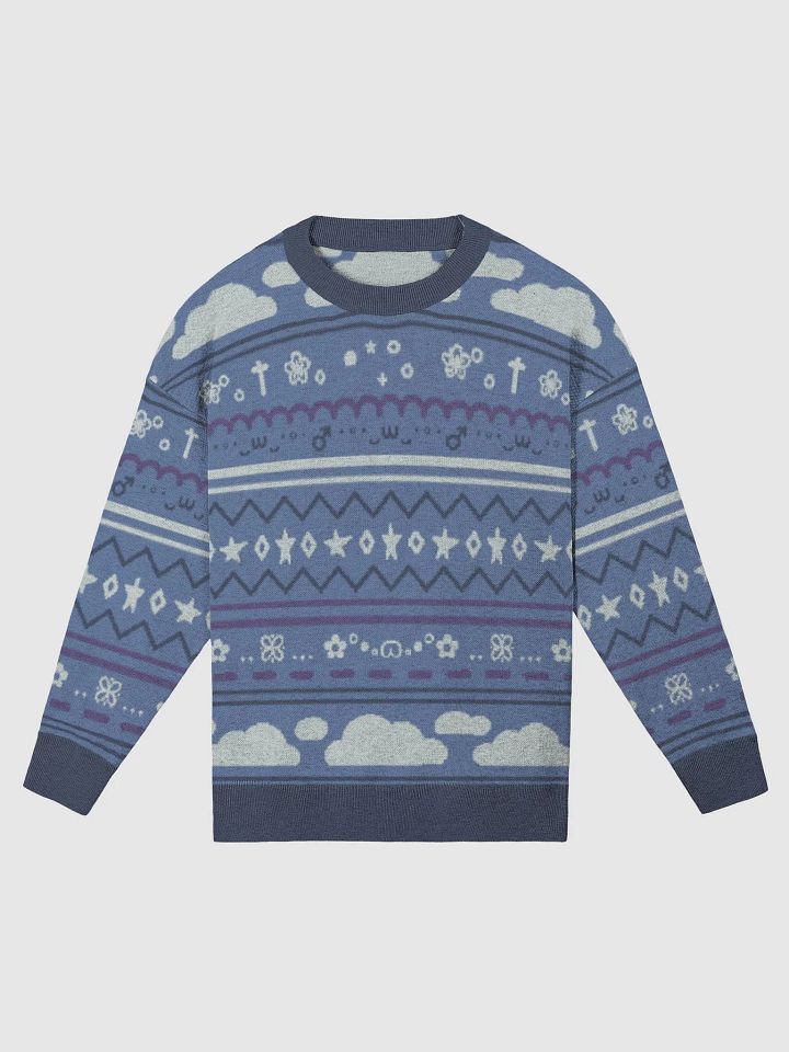 Cloudy Christmas Sweater - Blue product image (1)