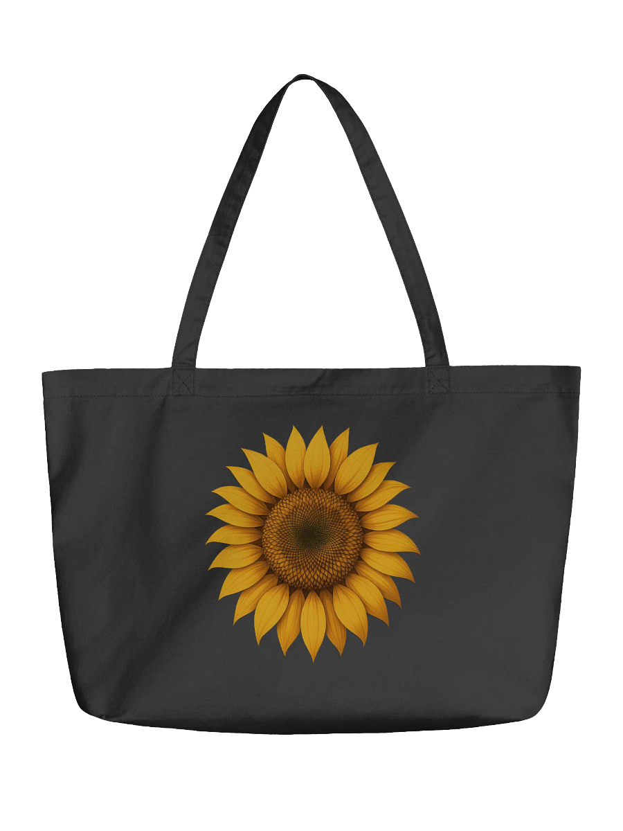 Sunflower Splendor Organic Tote Bag product image (2)