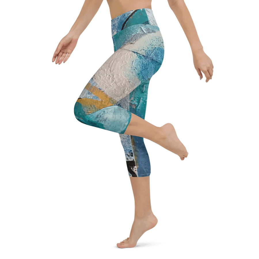 original artwork printed on yoga sports capri legginsg product image (11)