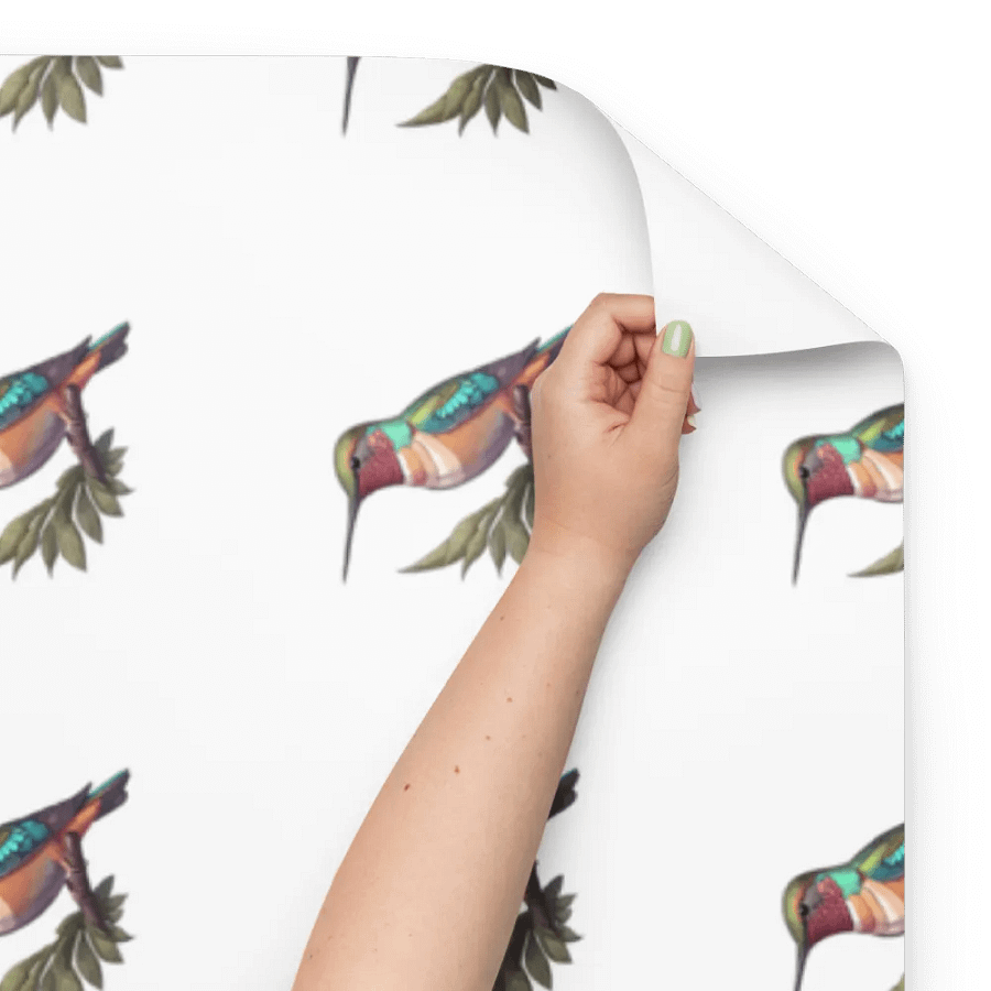 Hummingbird Wrapping Paper Set of 3 sheets product image (4)
