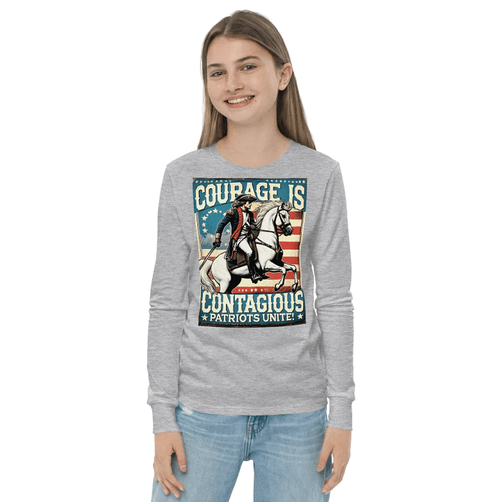 Courageous Patriots Youth Long Sleeve T-Shirt product image (15)
