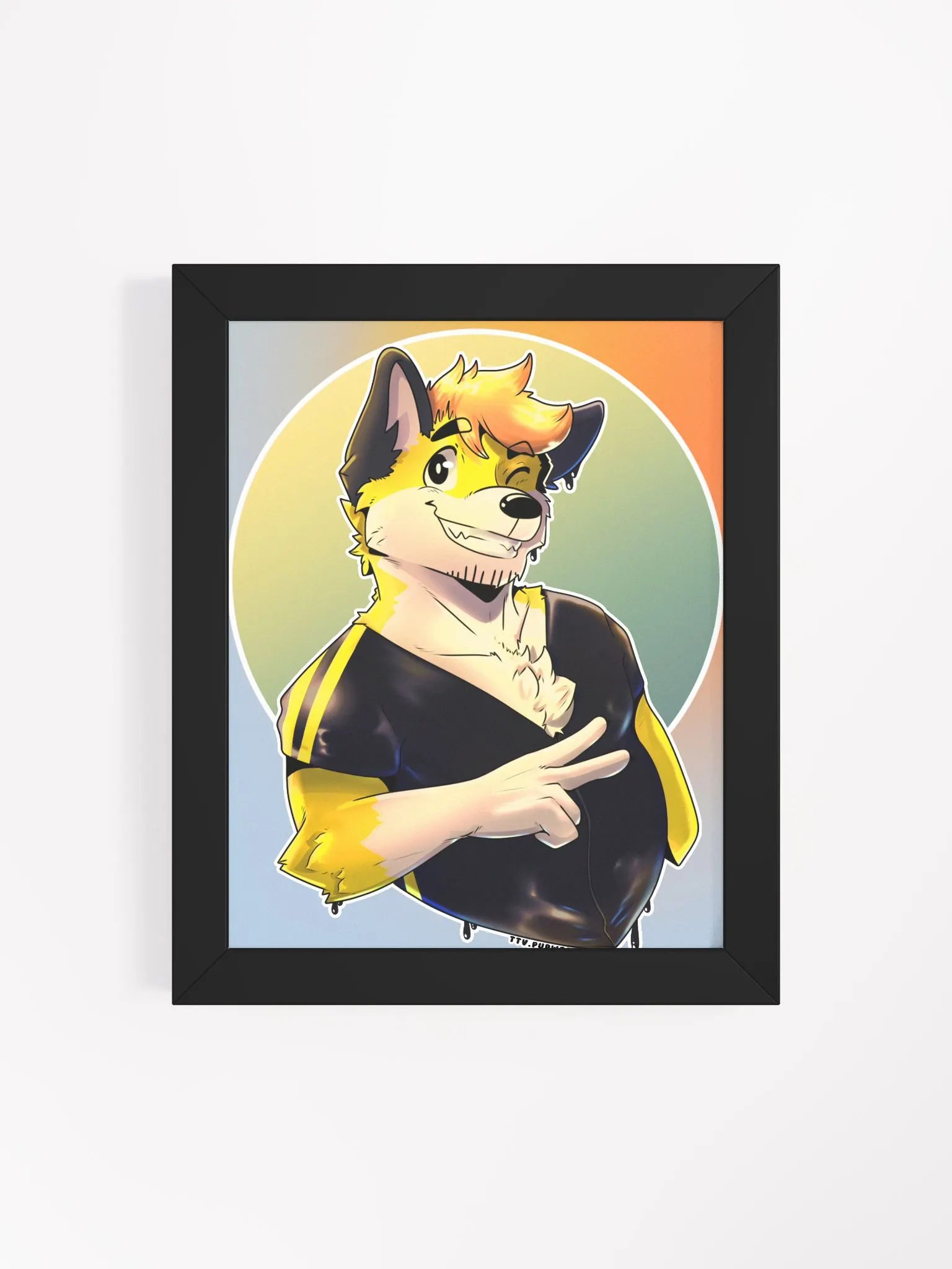 SynthPopWrex - Framed Poster product image (4)