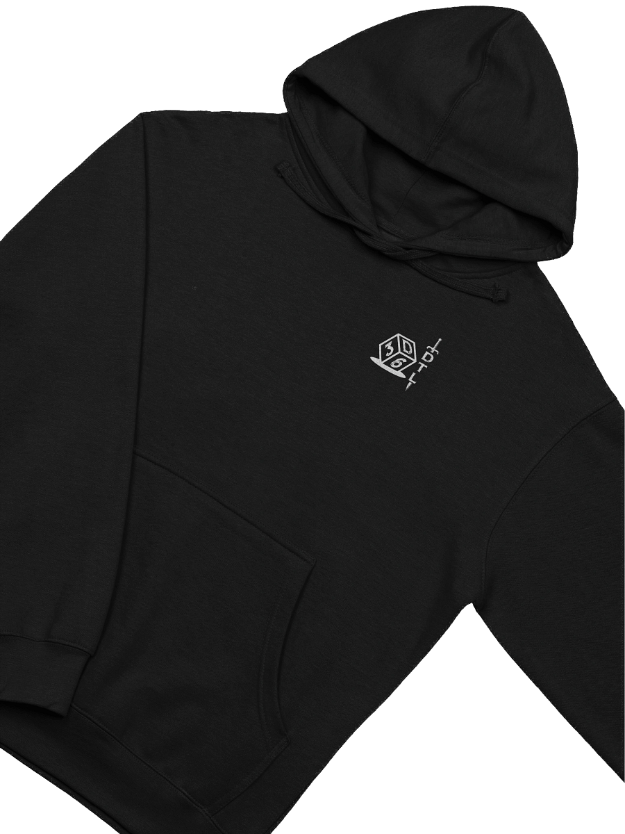 3d6 DTL Vertical Logo on Dark Pullover Hoodie product image (9)