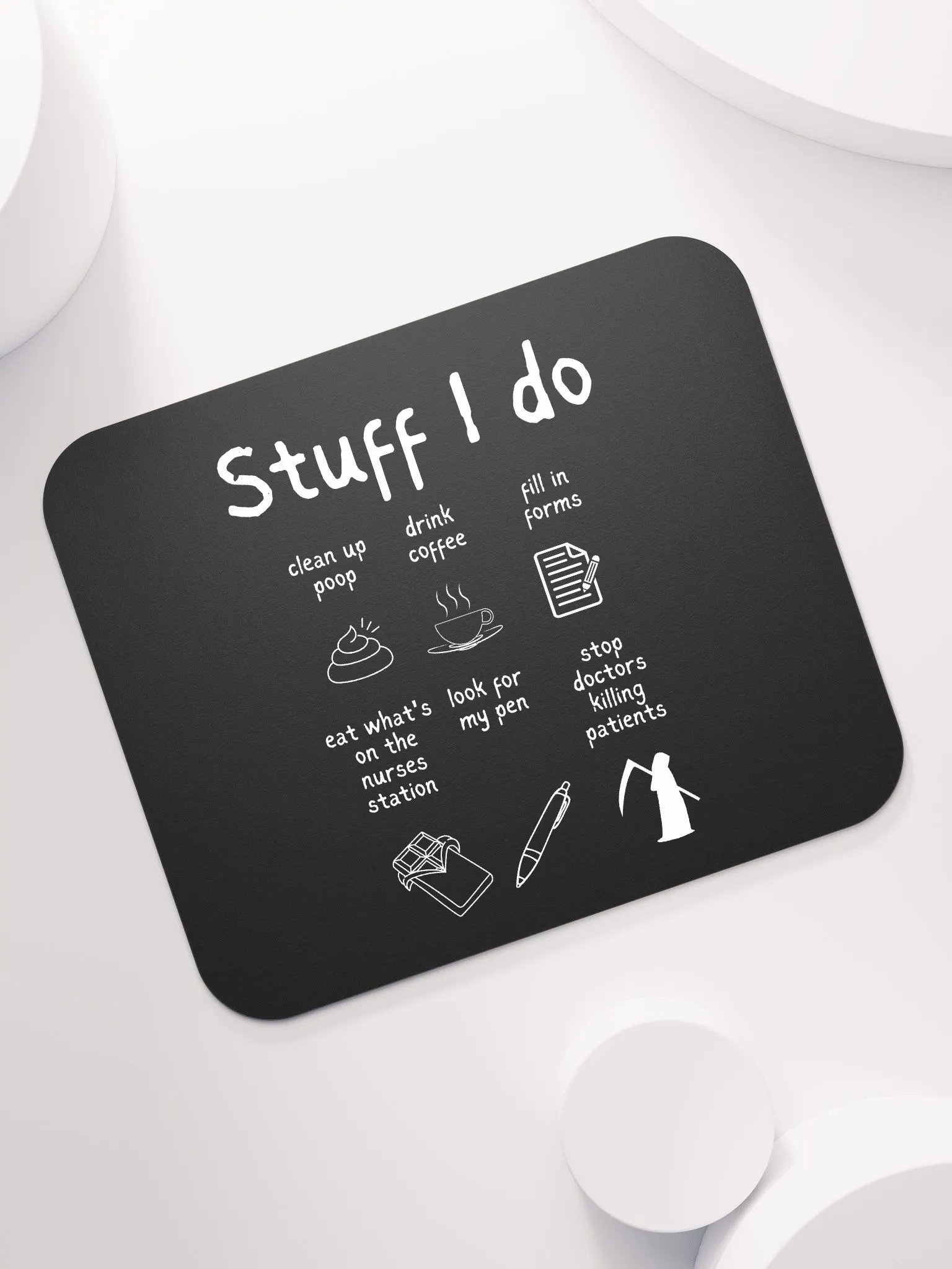 Funny Nurse Mousemat 