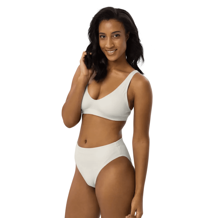 Namaste Cream and Gold High Waisted Bikini product image (10)