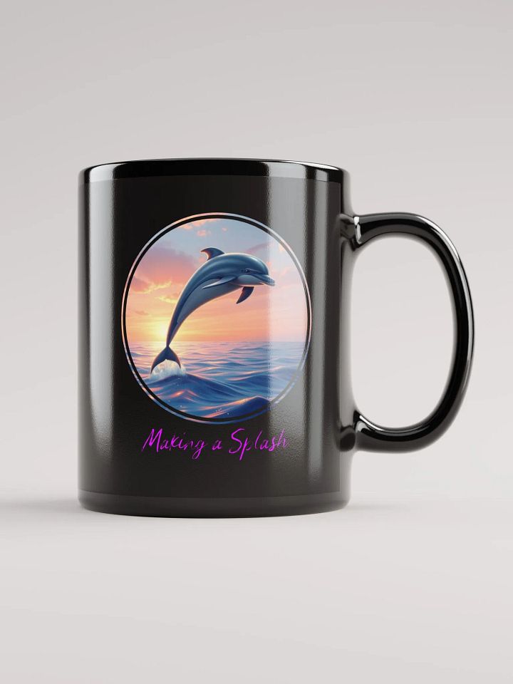 "Making a Splash" Dolphin mug product image (1)