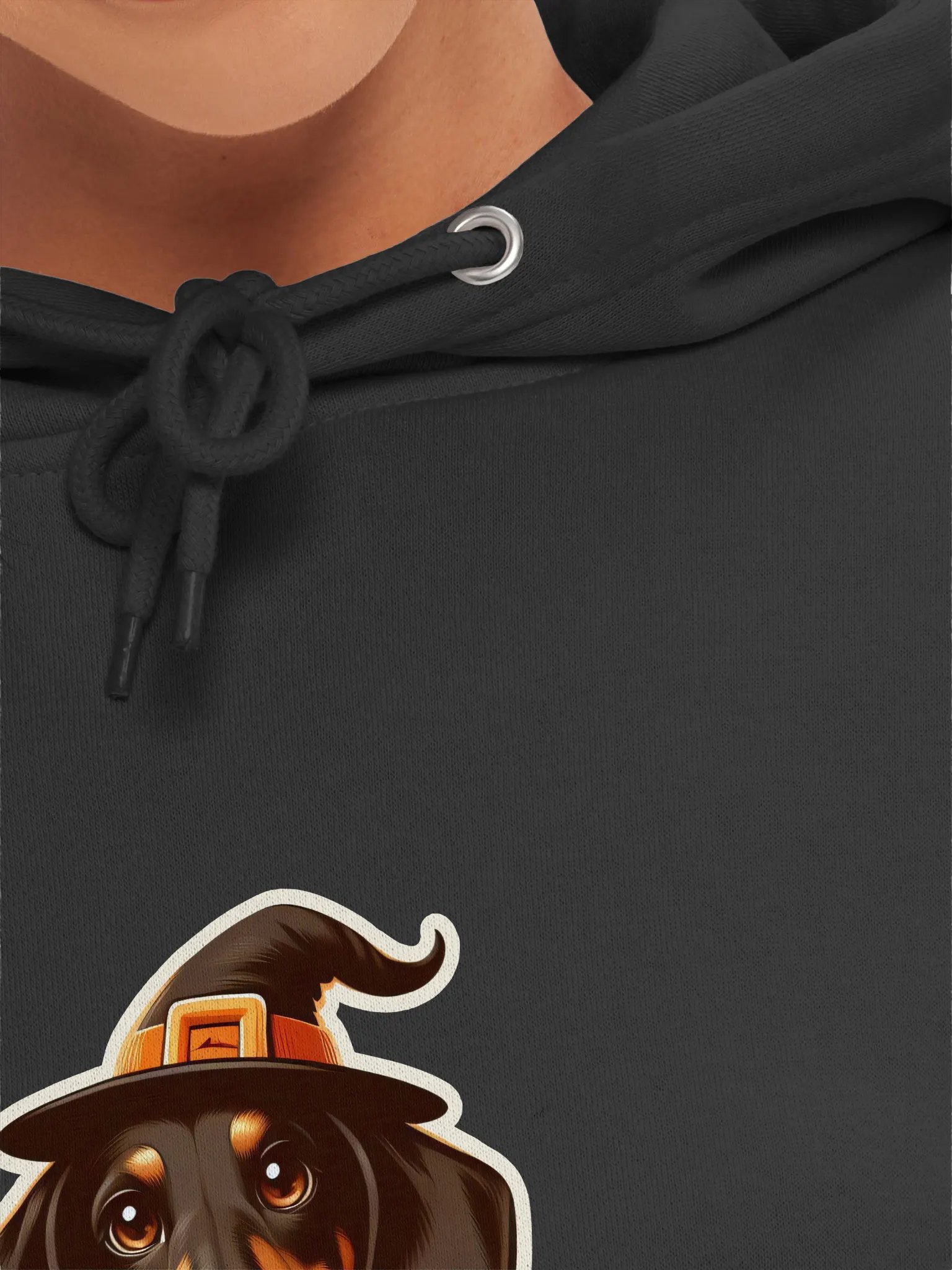 Witchy Wiener Halloween Hoodie product image (7)