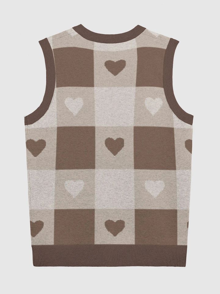 TeddyChan Plaid Vest - Brown product image (6)