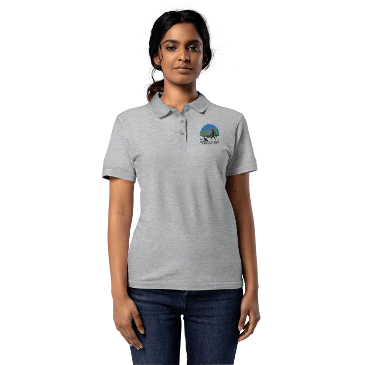 2024 National Specialty Women's Embroidered Gildan Pique Polo in White or Grey product image (1)