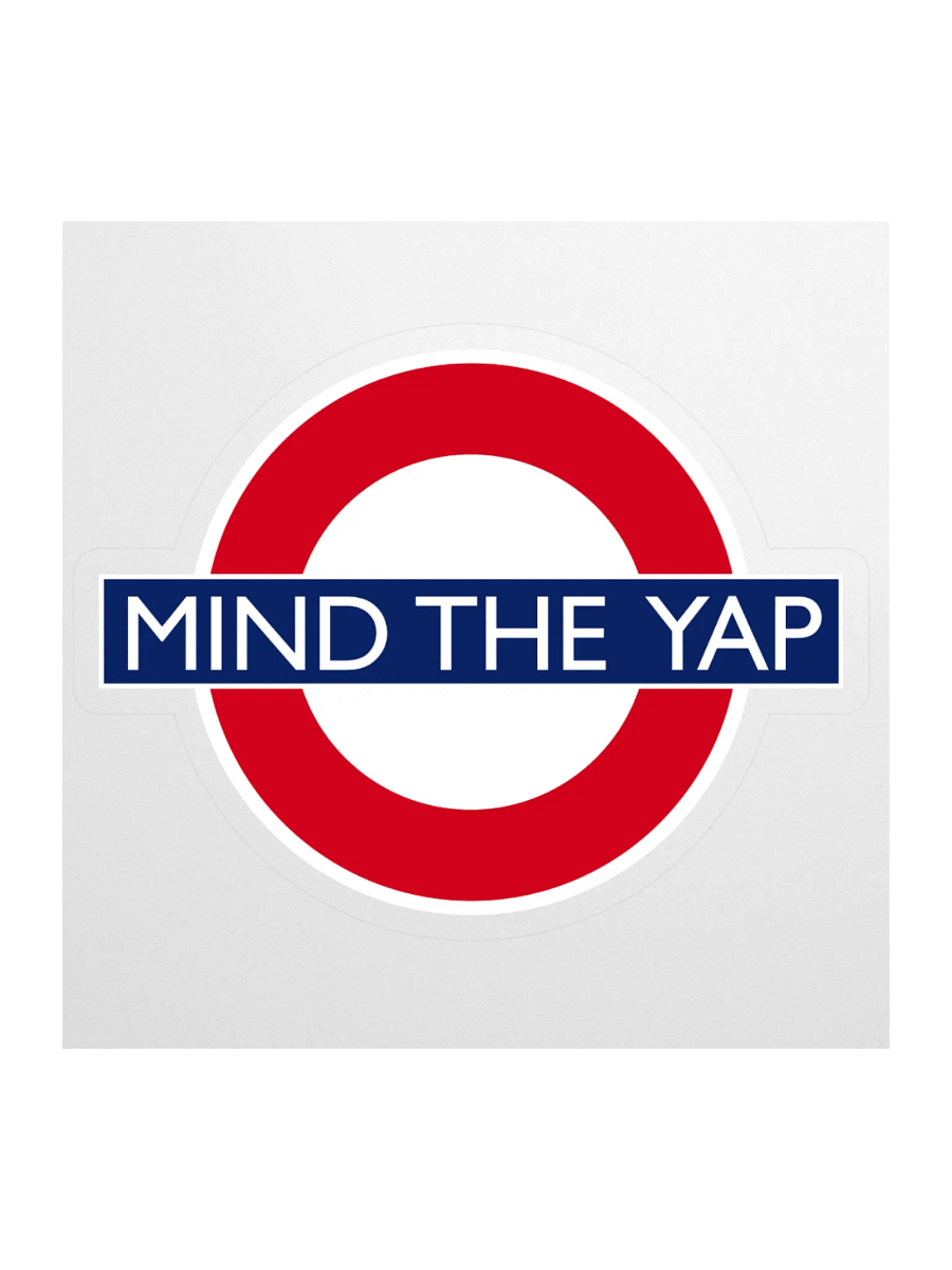 mind the yap sticker product image (1)