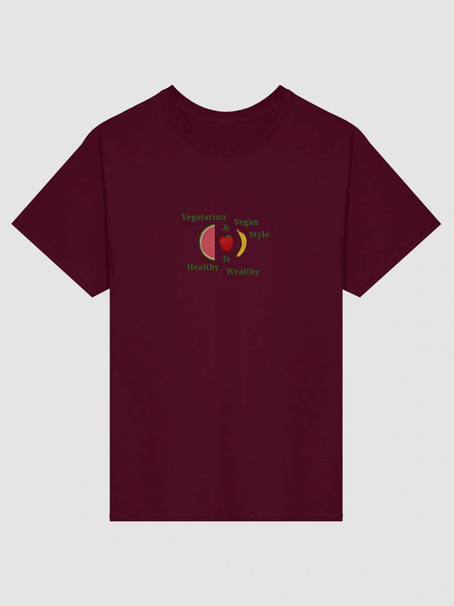 Healthy Wealthy Vegetarian T-Shirt product image (1)