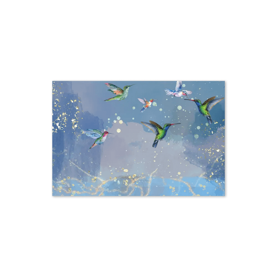Dreamy Hummingbird Flight Greeting Card product image (6)