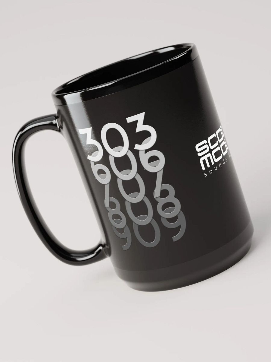 303 to 909 Black Glossy Mug product image (4)