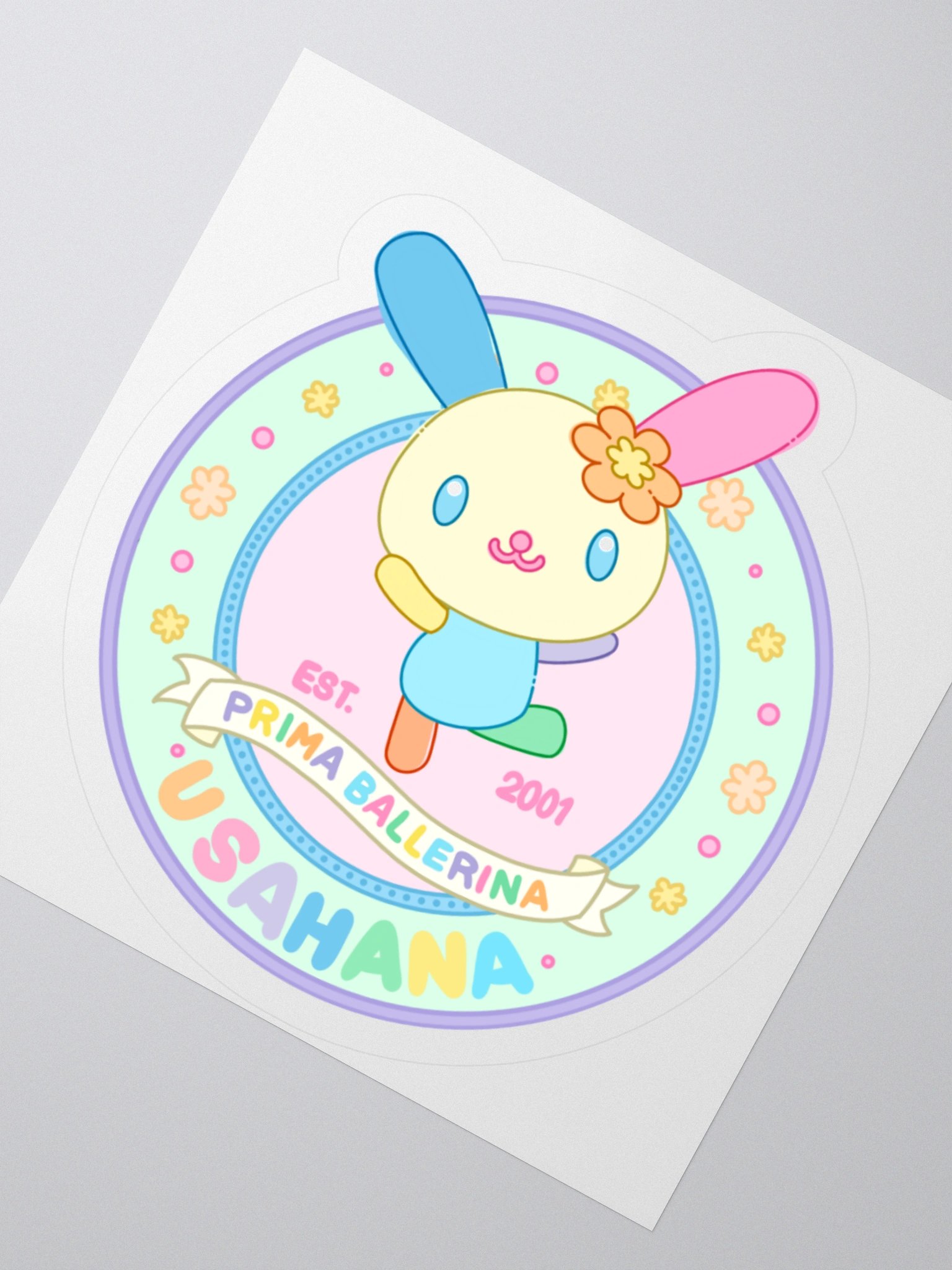 Rainbow Bunny Sticker product image (4)