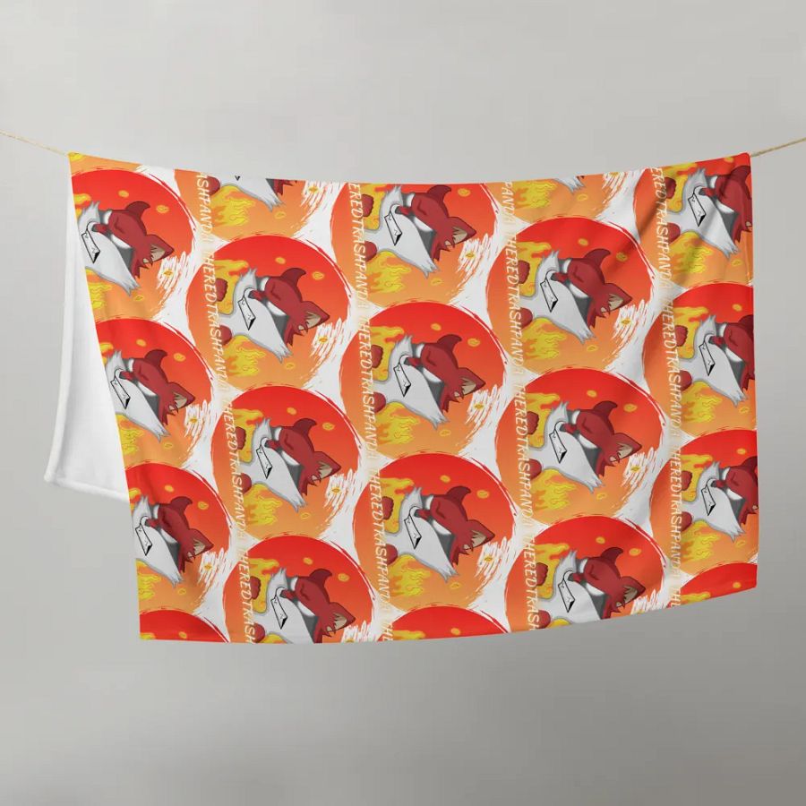 Red Trash Panda Rage Emote Blanket product image (21)