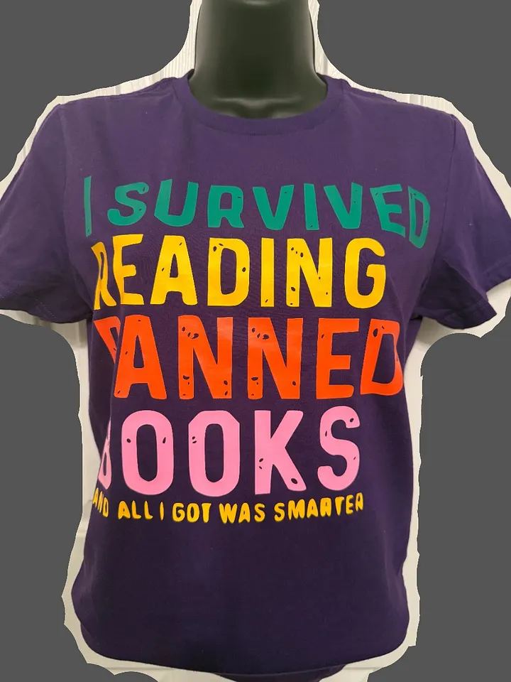 I Survived Reading Banned Books tshirt product image (2)