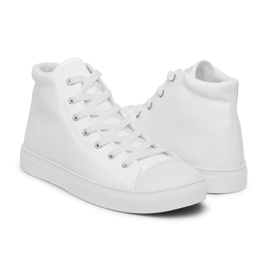 Ladies all white canvas product image (10)