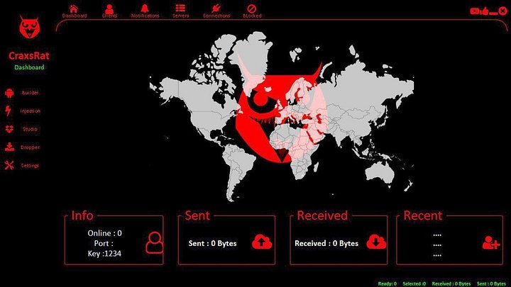 CraxsRat v7.6 Latest 2025 Android Remote Access Tool product image (1)