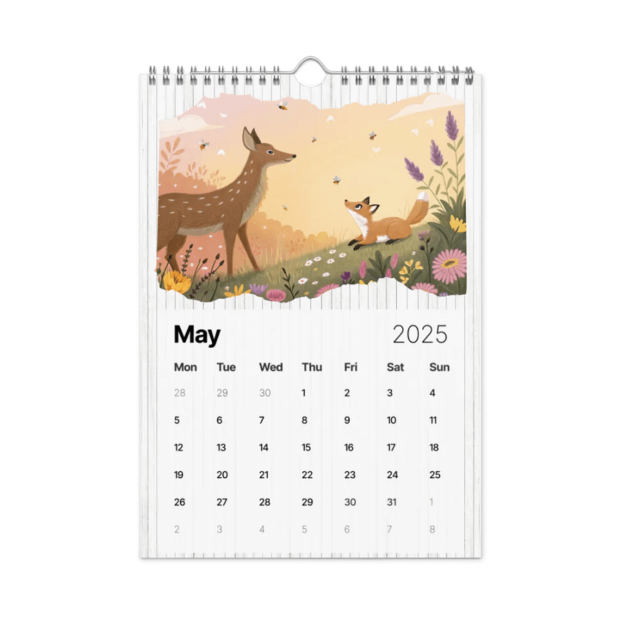 ADORABLE ANIMALS WALL CALENDAR 2025 product image (10)