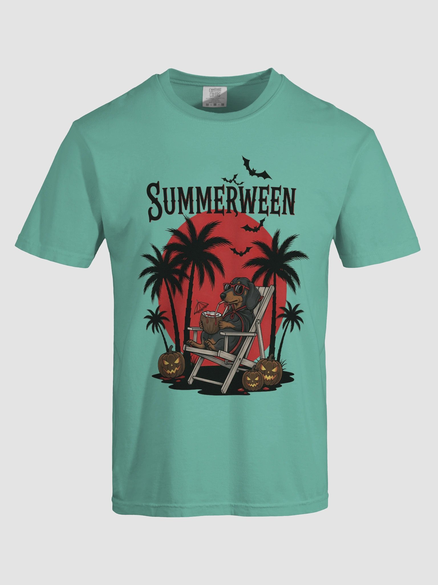 Summerween Vampire Dachshund T-Shirt product image (46)