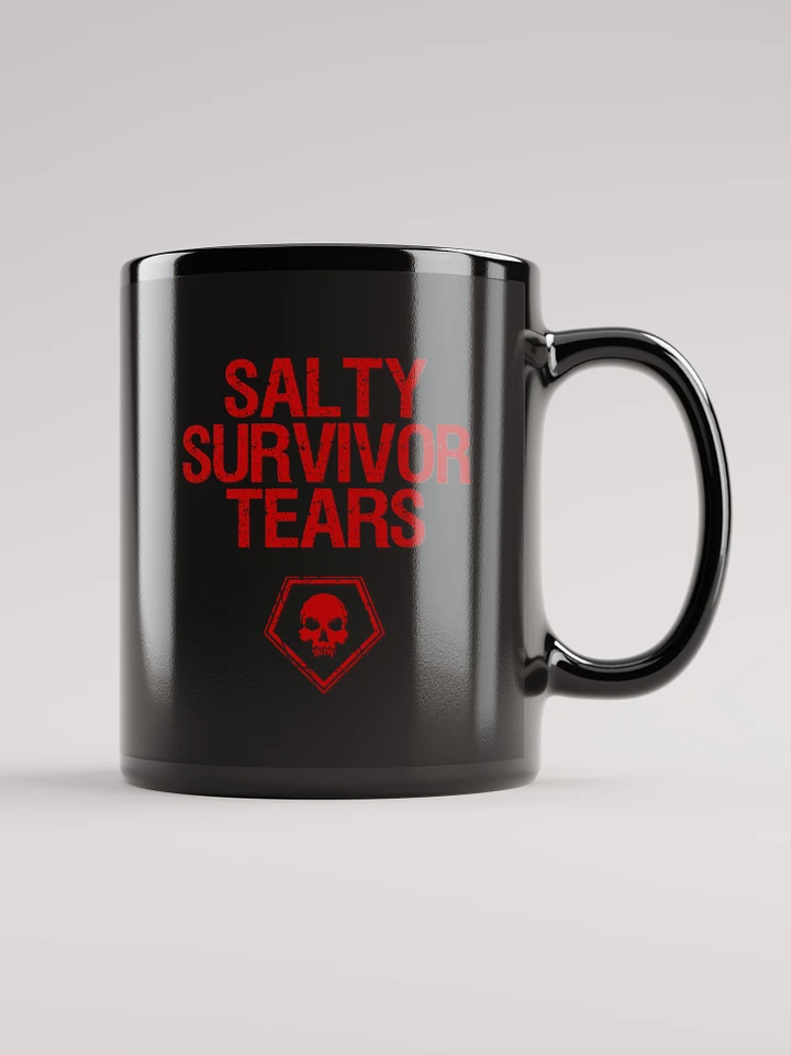 Salty Survivor Tears Black Mug product image (2)