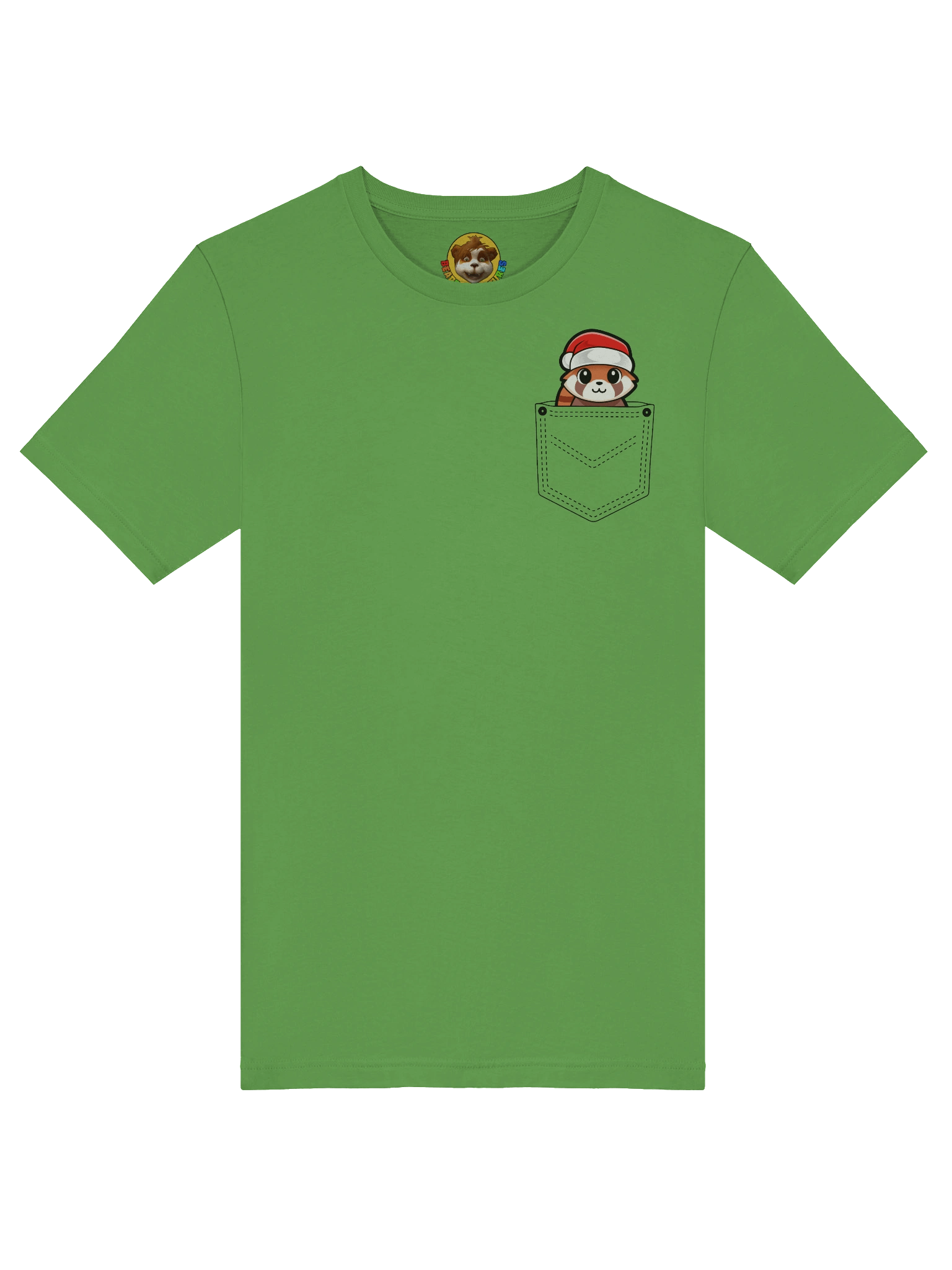 Pocket Santa Panda T-Shirt product image (46)