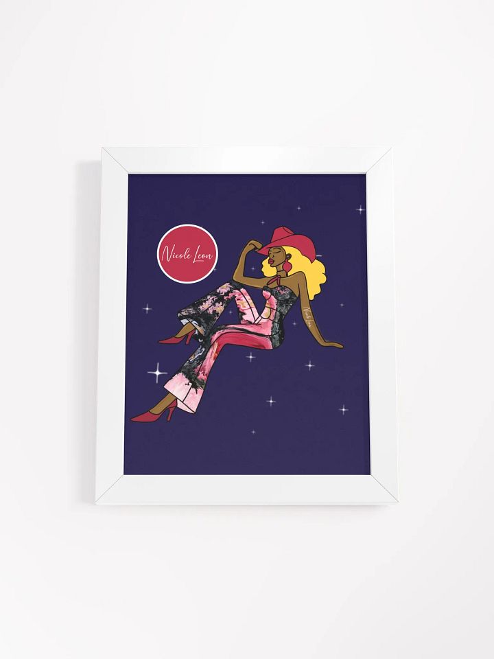 Chic Crossed Jumpsuit Matte Poster product image (1)