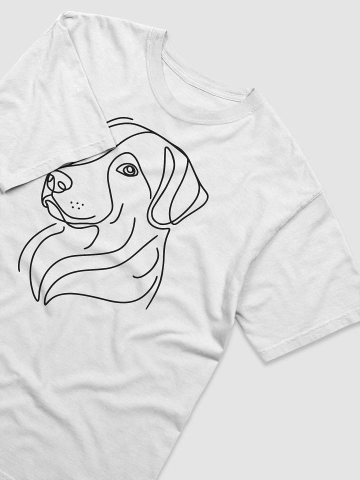 Dog Line Drawing Heavyweight T-Shirt product image (27)