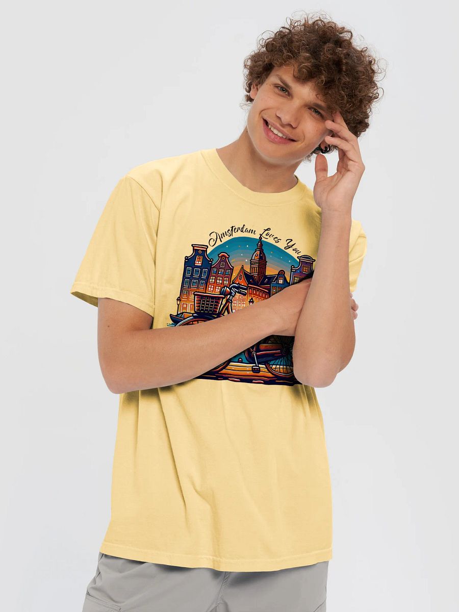 Amsterdam Loves You Premium Unisex T-Shirt product image (6)