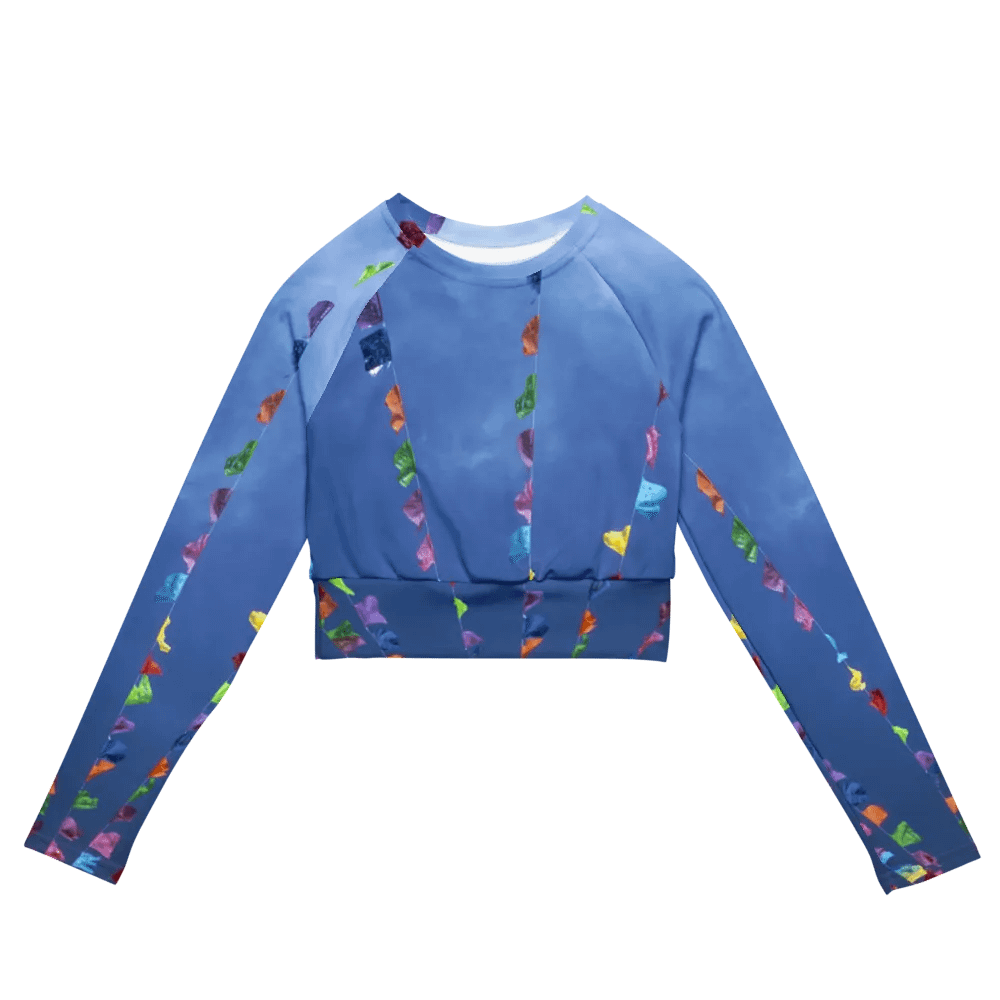 Papel Picado Long Sleeved Crop Top product image (2)