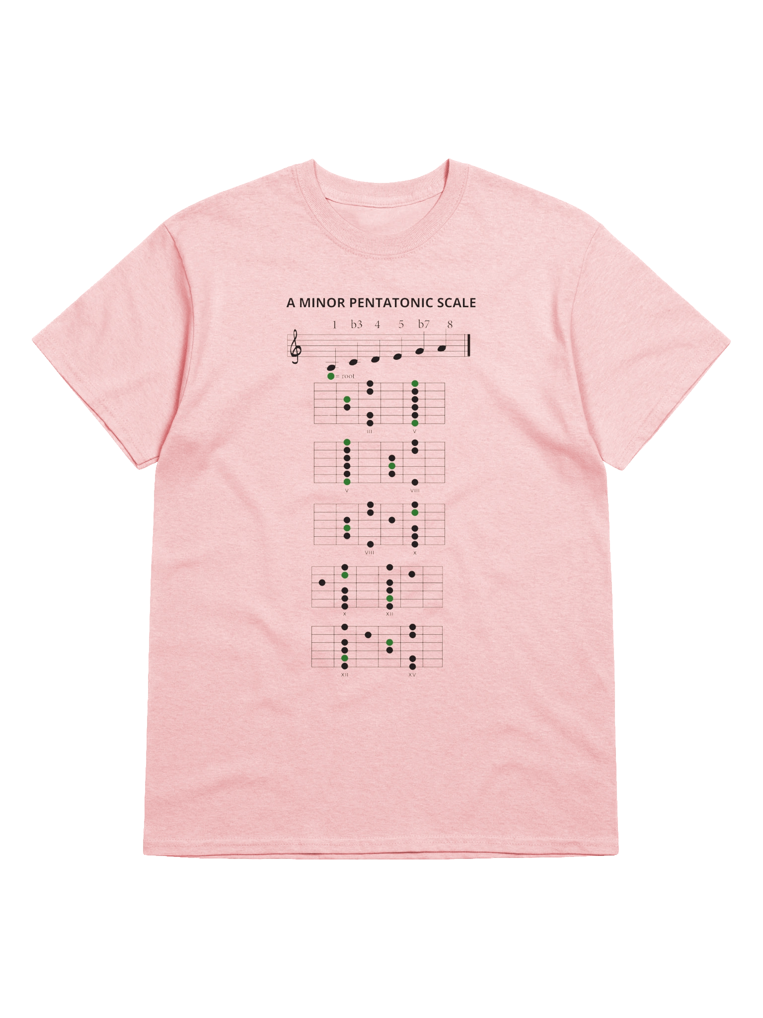 NEW!!! Pentatonic T-Shirt (PINK, WHITE & YELLOW) product image (4)