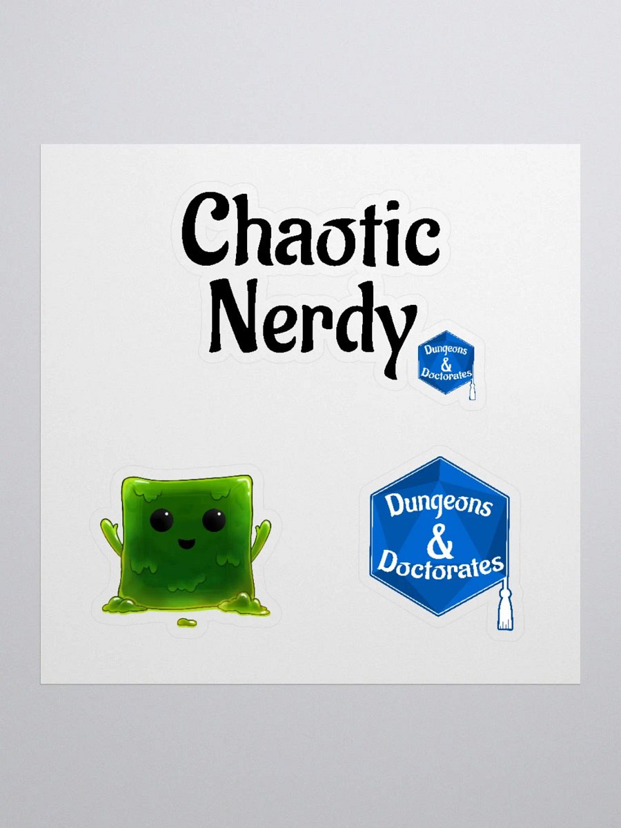 Chaotic Nerdy - Sticker Sheet product image (1)