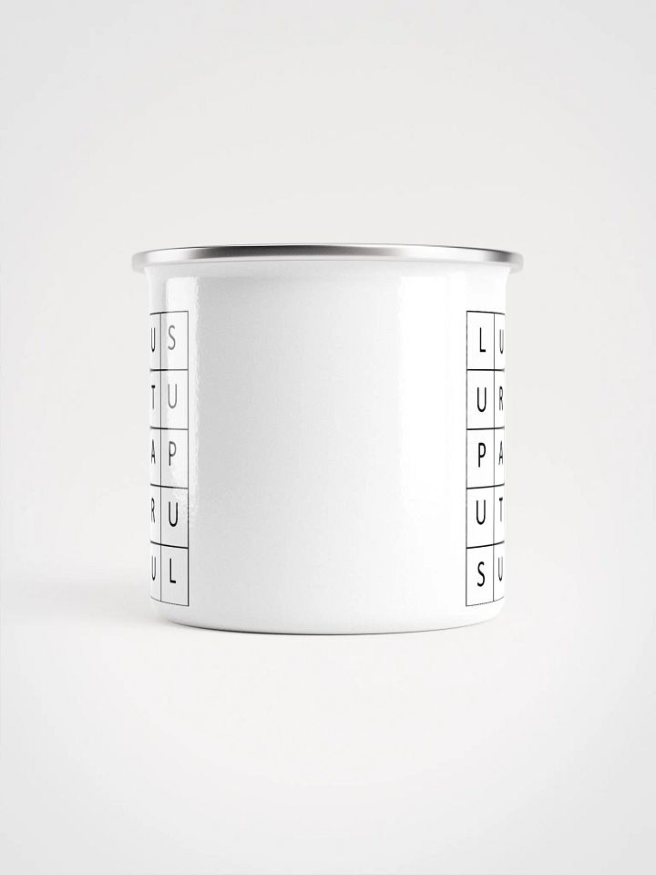 L-U-P Grid Steel Mug product image (2)