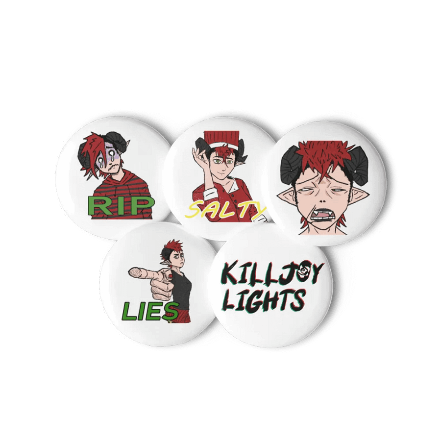 Killjoy Logo and Emote Pin Set product image (11)