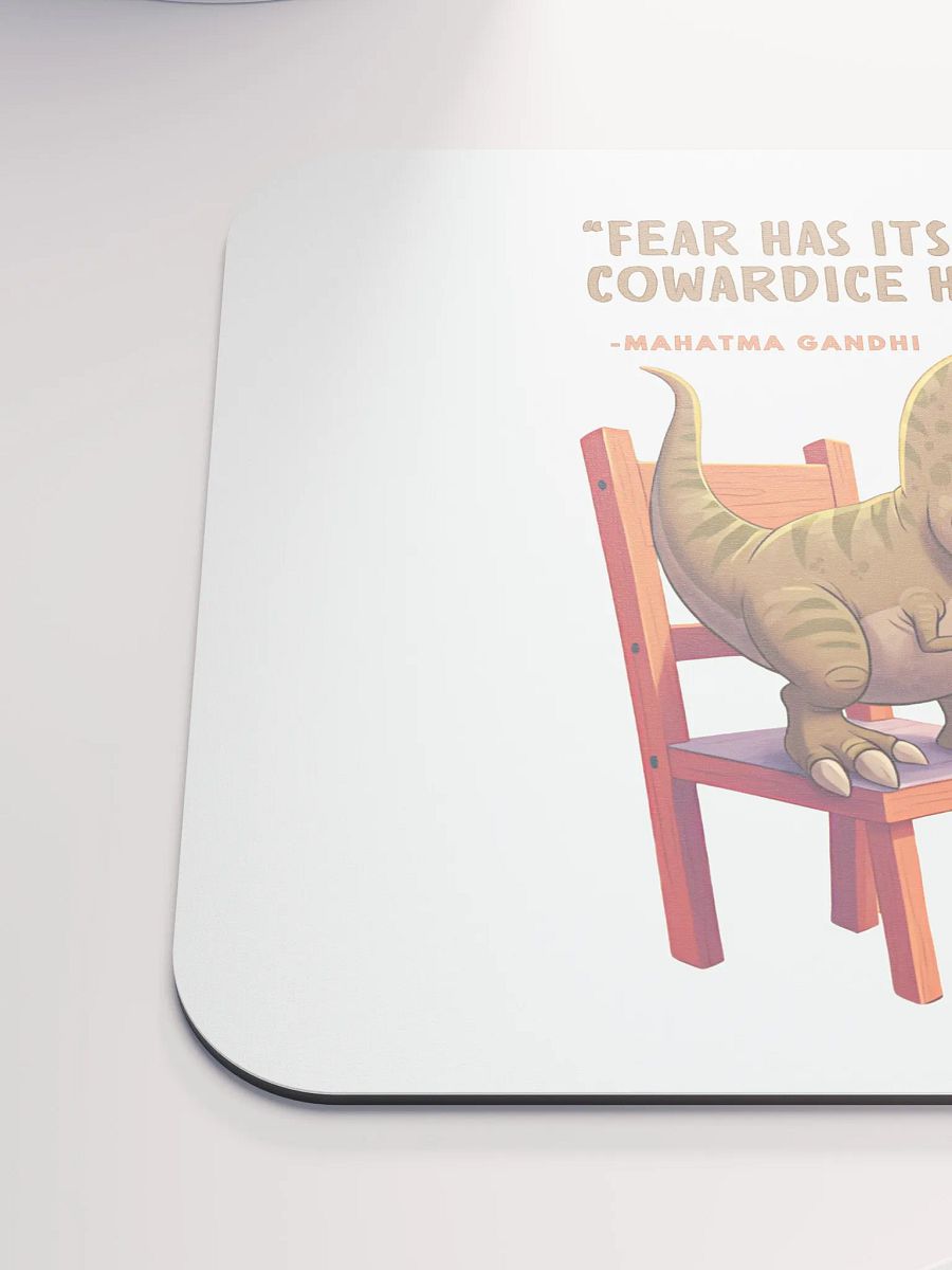 Mohatma Gandhi Motivational Quote - Dino Fear Mouse Pad product image (6)