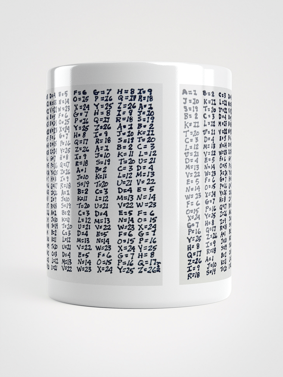 Cipher White Glossy Mug product image (5)