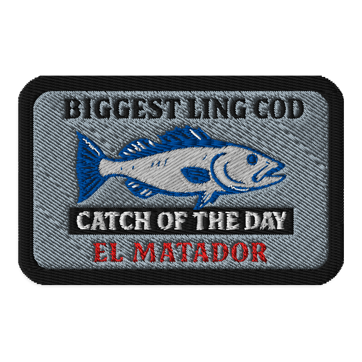 Biggest Ling Cod patch product image (1)