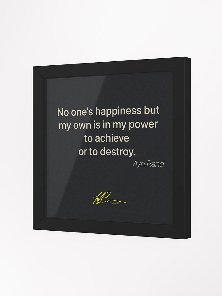 Ayn Rand Q8 - Framed Poster product image (2)