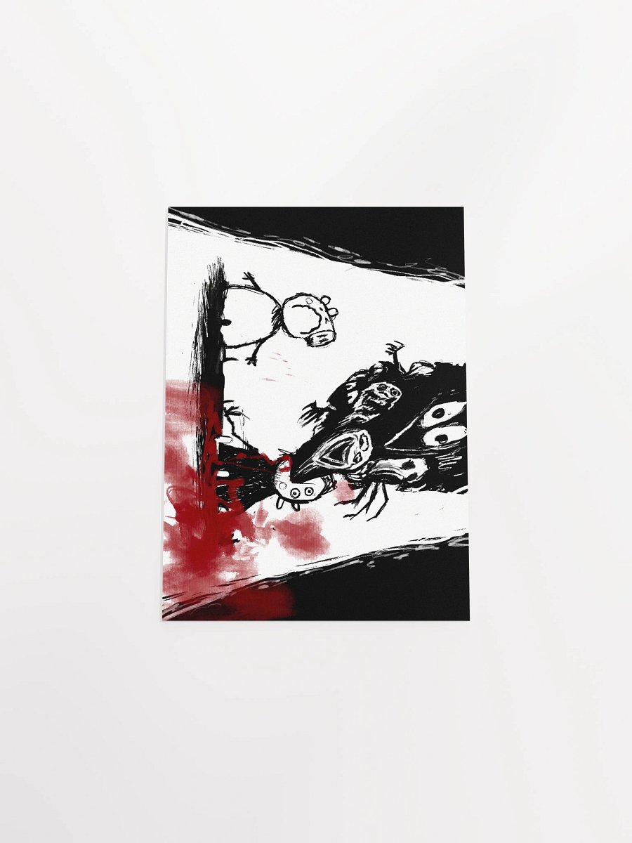 Horror Peppa Pig Art Print product image (4)