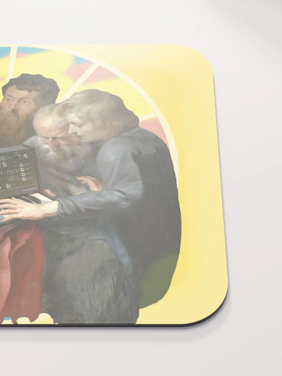 He died for our synths, by Frank Fonik (Korg MS-10), EDM Techno Classic Mouse Pad product image (5)