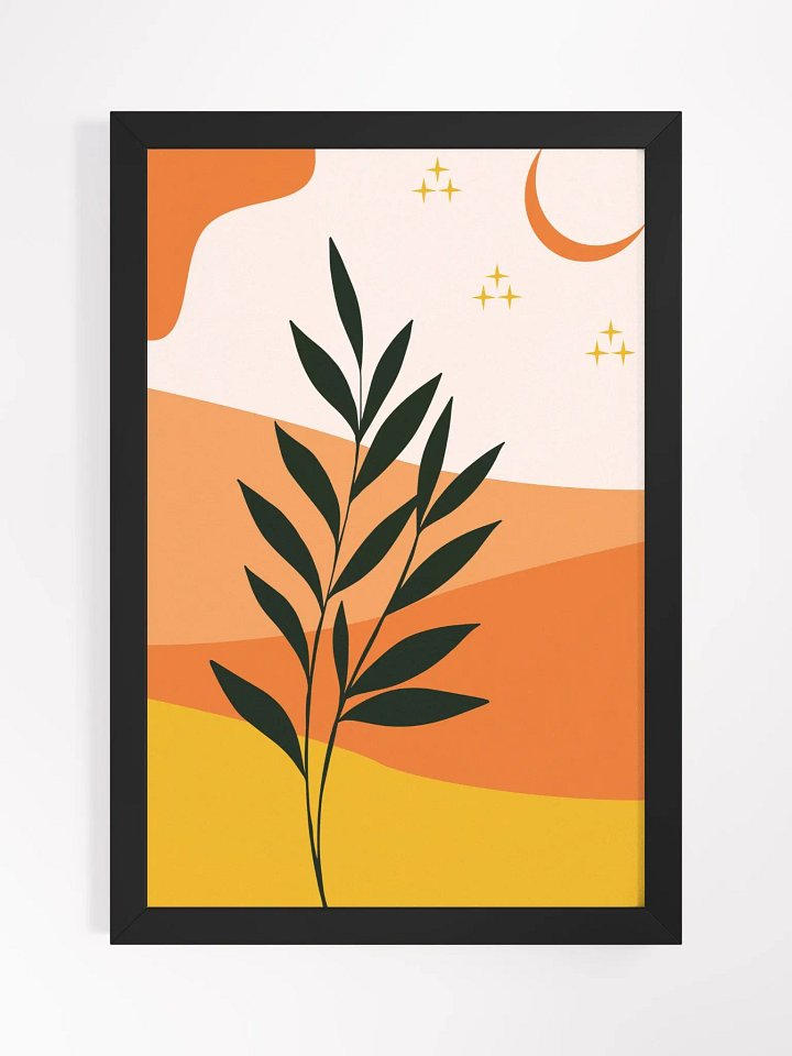 Celestial Leafy Branch Matte Poster product image (1)