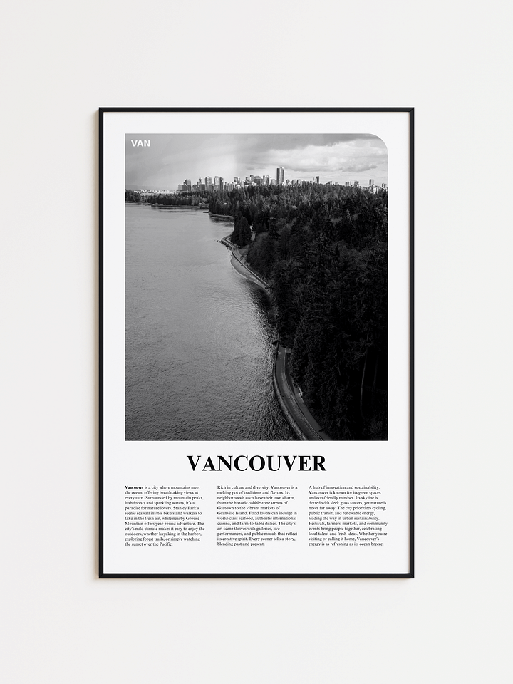 Vancouver 03 Newspaper Poster product image (1)