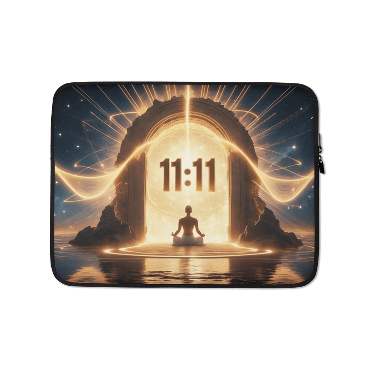 11:11 Portal – Ascension Code Laptop Sleeve product image (1)