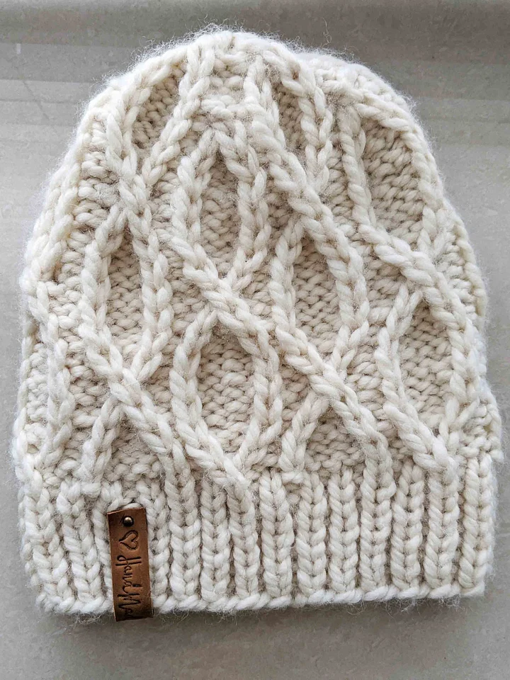 DNA Cable Knit Hat Pattern product image (1)