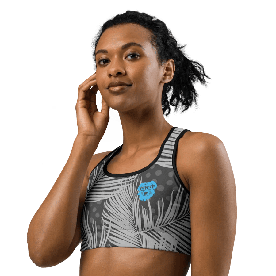 Palm Leaf Paradise Sports Bra product image (6)