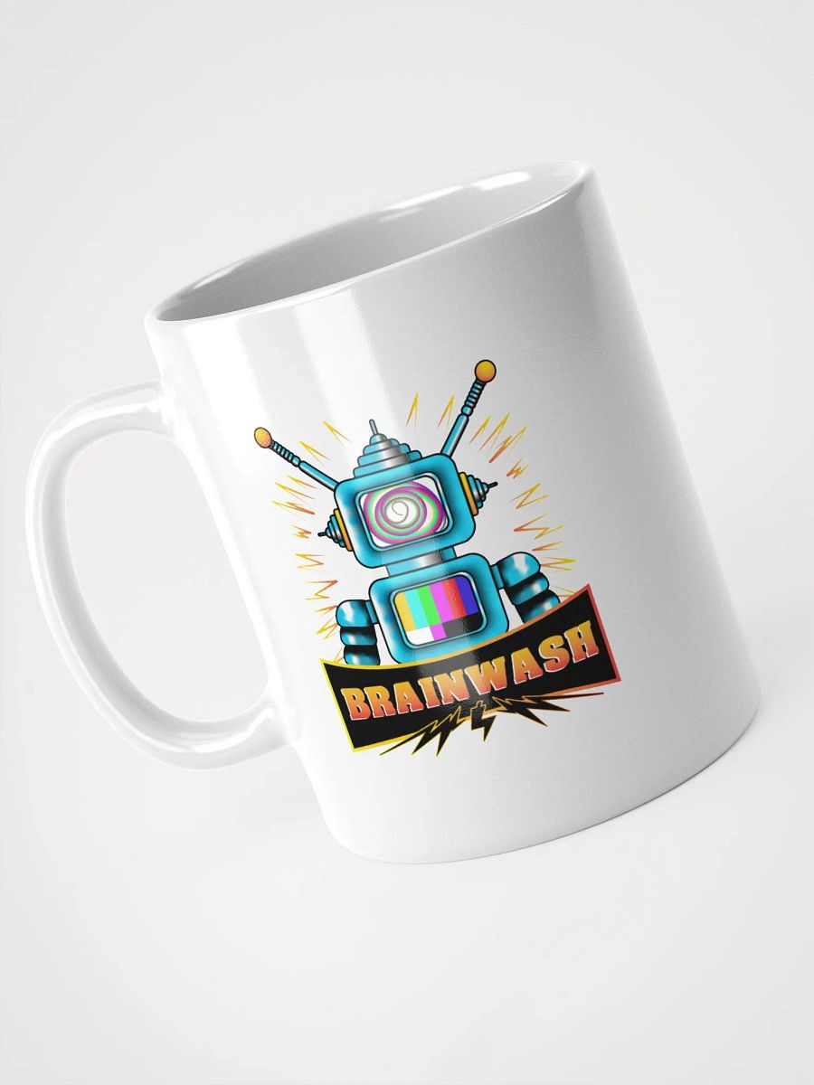 Hypnotic Robots White Mug product image (9)