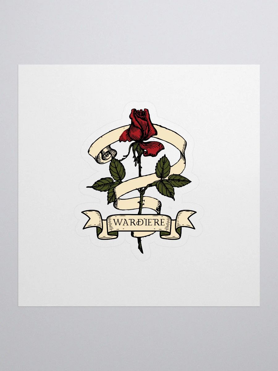 Vintage Rose Wardiere Kiss Cut Stickers product image (1)
