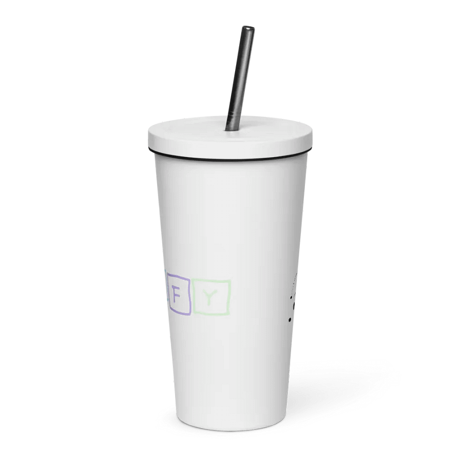 Comfy AG Racoon Insulated Tumbler with a Straw product image (130)