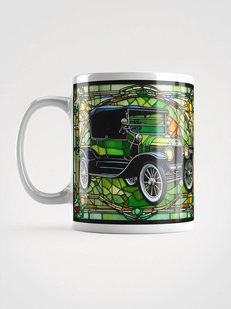 #002 Model-T Green Stained Glass Mug product image (18)